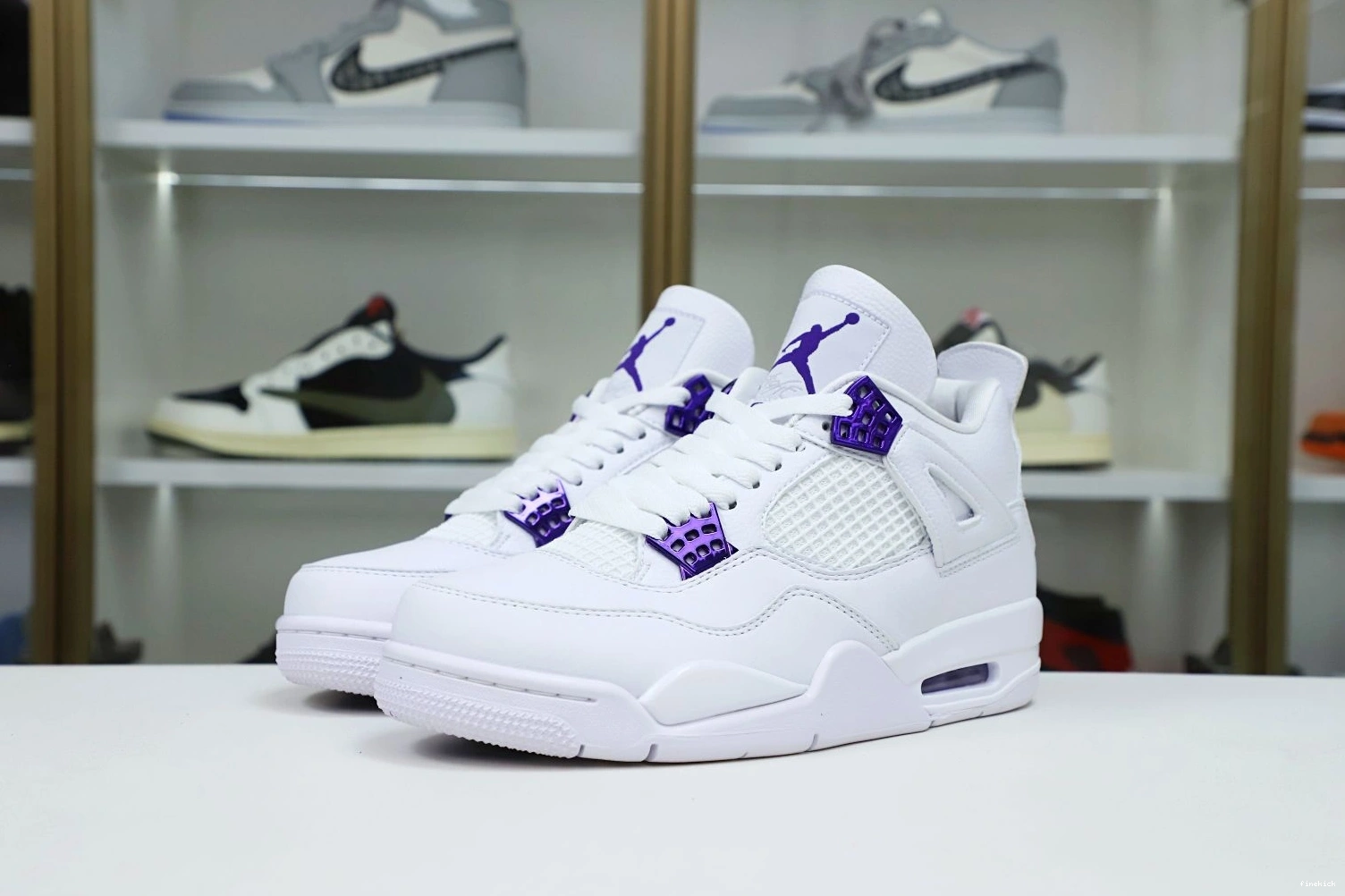 METALLIC 4 AIR JORDAN PURPLE 0807
